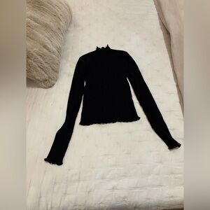 Forever 21 Black Long Sleeve Top